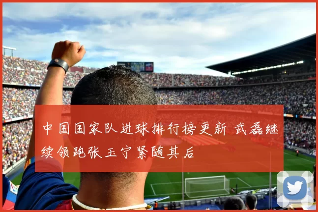 中国国家队进球排行榜更新 武磊继续领跑张玉宁紧随其后